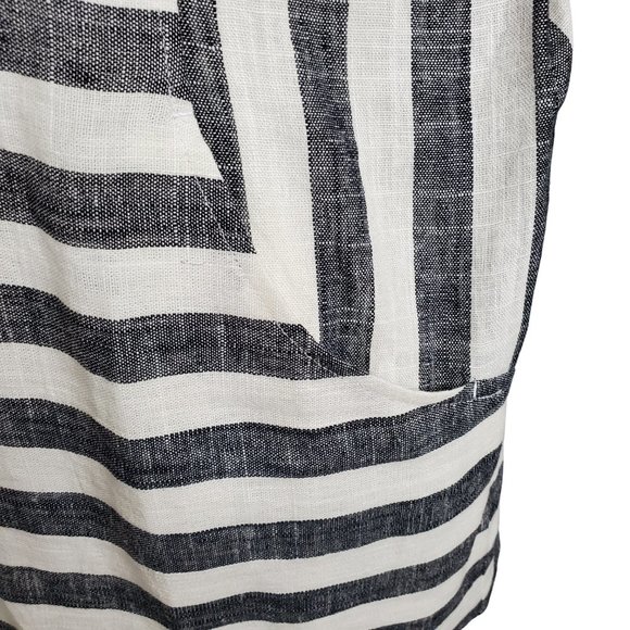 NWOT Soft Surroundings Striped Cold Shoulder Sunset Tunic Women's Large Petite - Picture 8 of 11